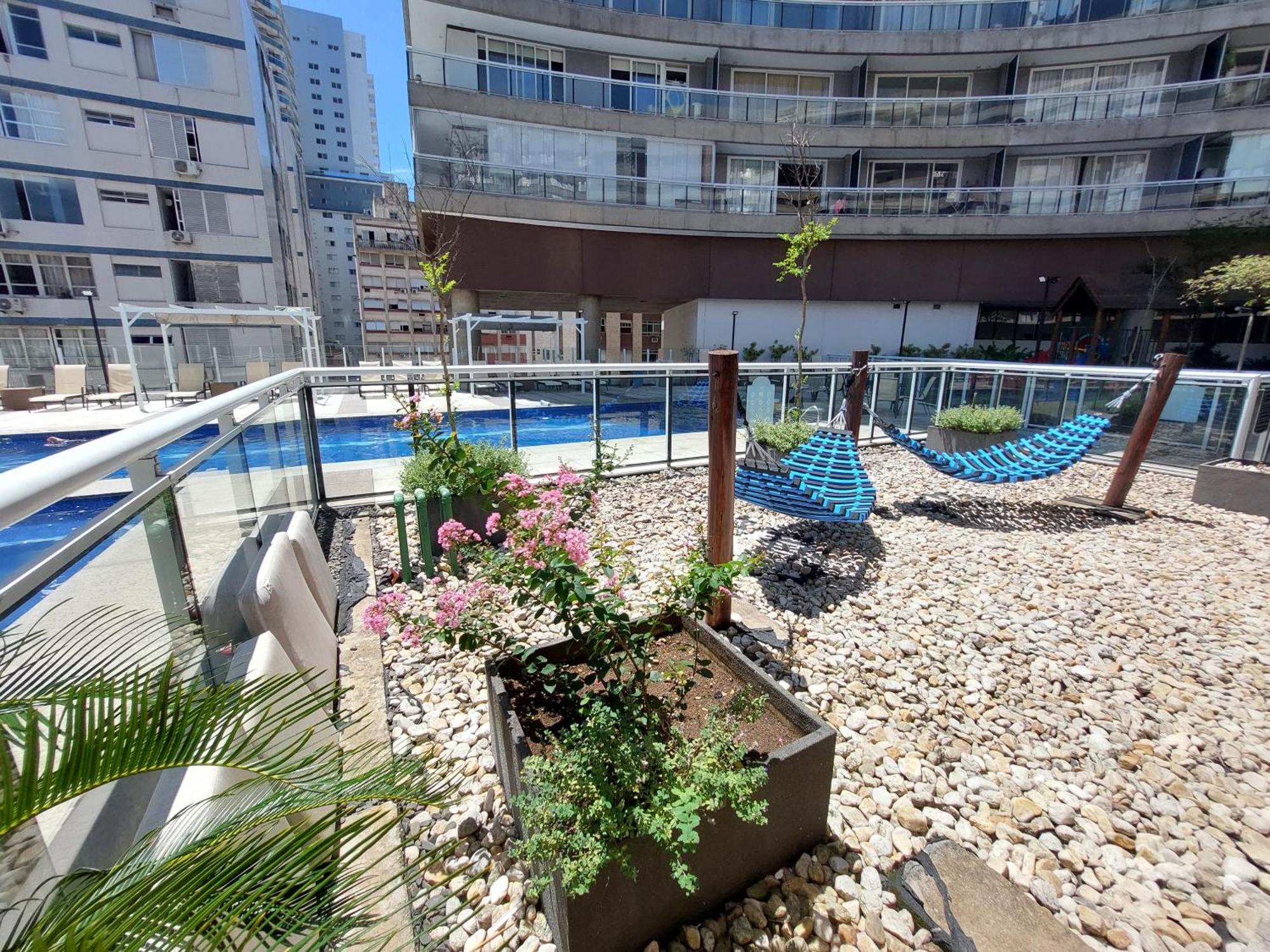 Book Santos - Condominio Unlimited - Apartamento Com Vista Mar E Apartamento Com Vista Piscina Экстерьер фото