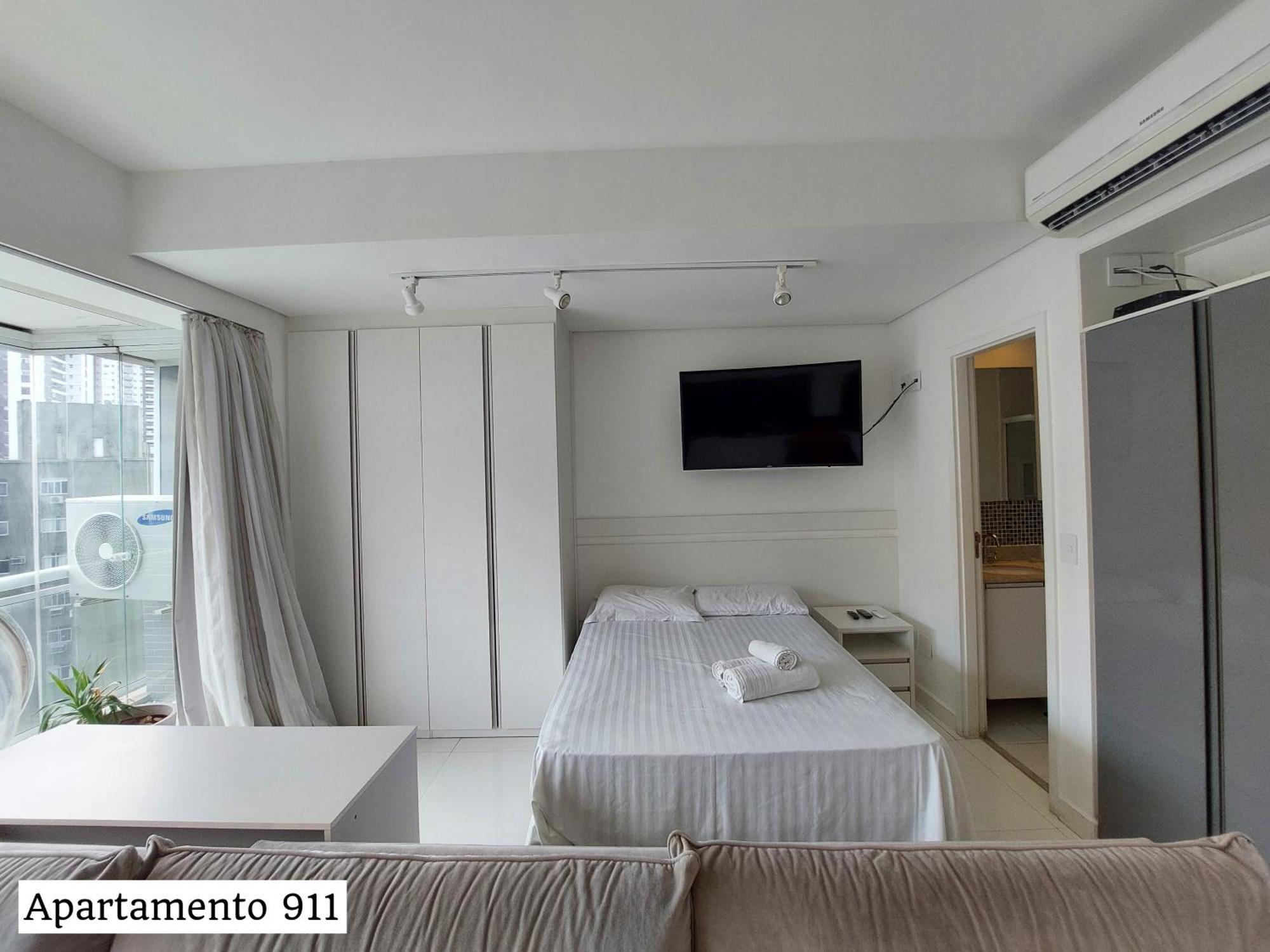 Book Santos - Condominio Unlimited - Apartamento Com Vista Mar E Apartamento Com Vista Piscina Экстерьер фото