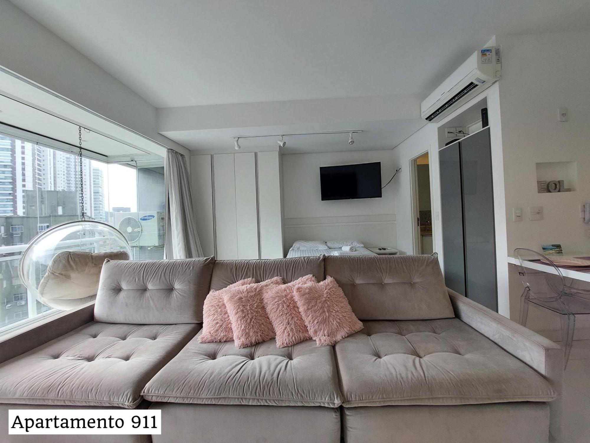 Book Santos - Condominio Unlimited - Apartamento Com Vista Mar E Apartamento Com Vista Piscina Экстерьер фото
