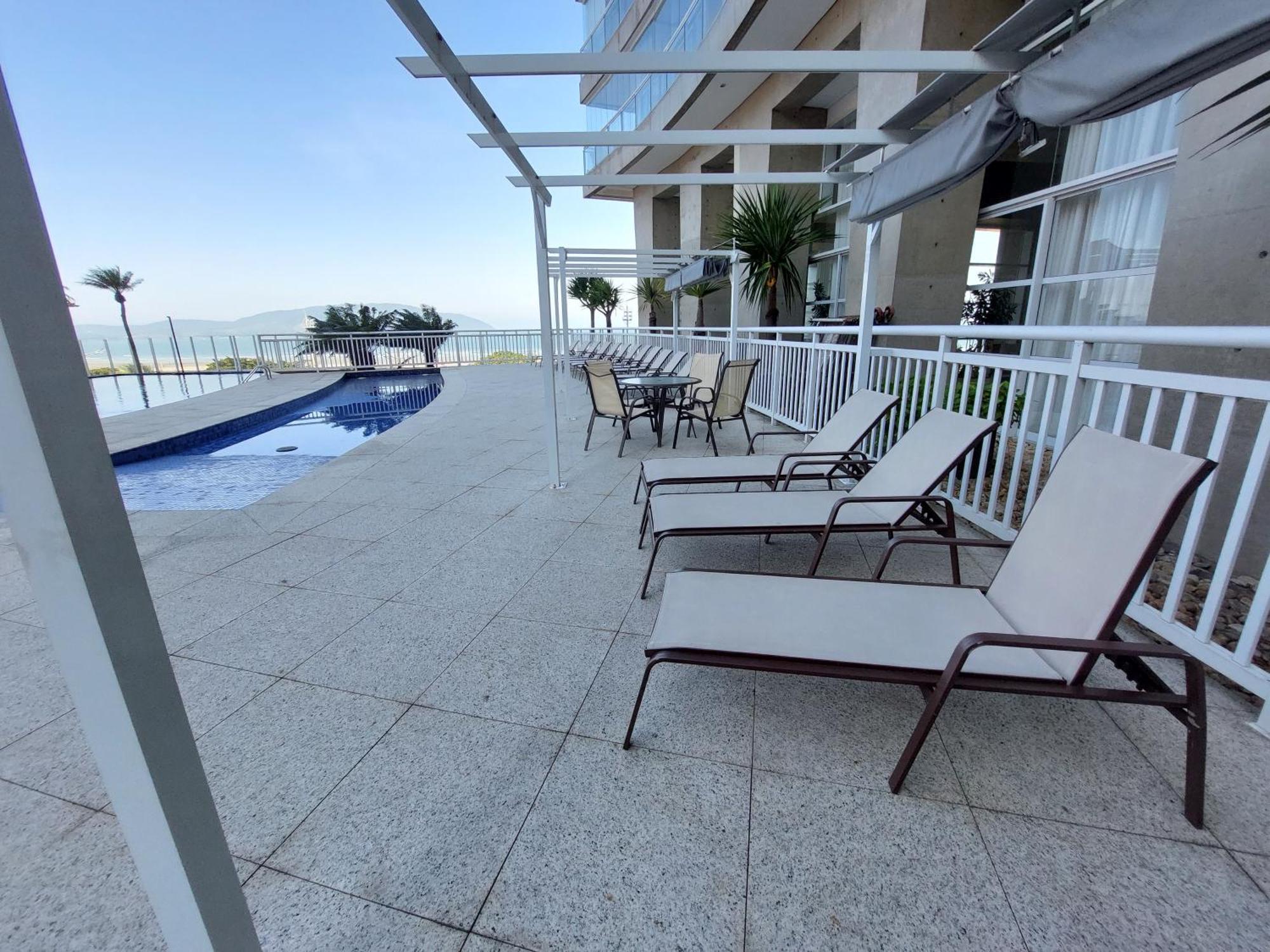 Book Santos - Condominio Unlimited - Apartamento Com Vista Mar E Apartamento Com Vista Piscina Экстерьер фото